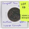 1830W LOWER CANADA SOU BOUQUET TOKEN