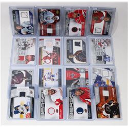 LOT OF 16 UPPERDECK JERSEY HOCKEY CARDS -
