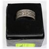 Image 1 : .925 SILVER MEN'S RING - SIZE 10 1/2 -