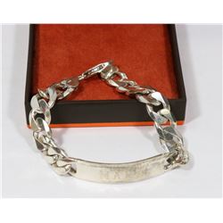 ESTATE .925 SILVER MEN'S ENGRAVED "MARK"