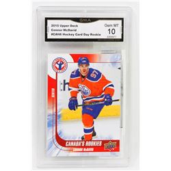 CONNOR MCDAVID "CANADA'S ROOKIES" GRADED 10 CARD.