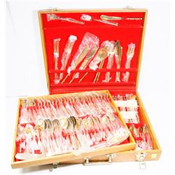 140+ PC ANTIQUE ESTATE BRASS UTENSIL SET WITH