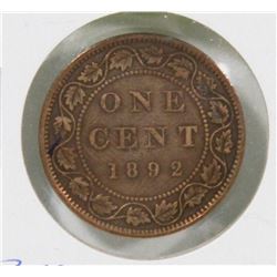 1892 CANADIAN QUEEN VIC LARGE CENT