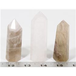 GROUP OF 3 HEALING CRYSTALS