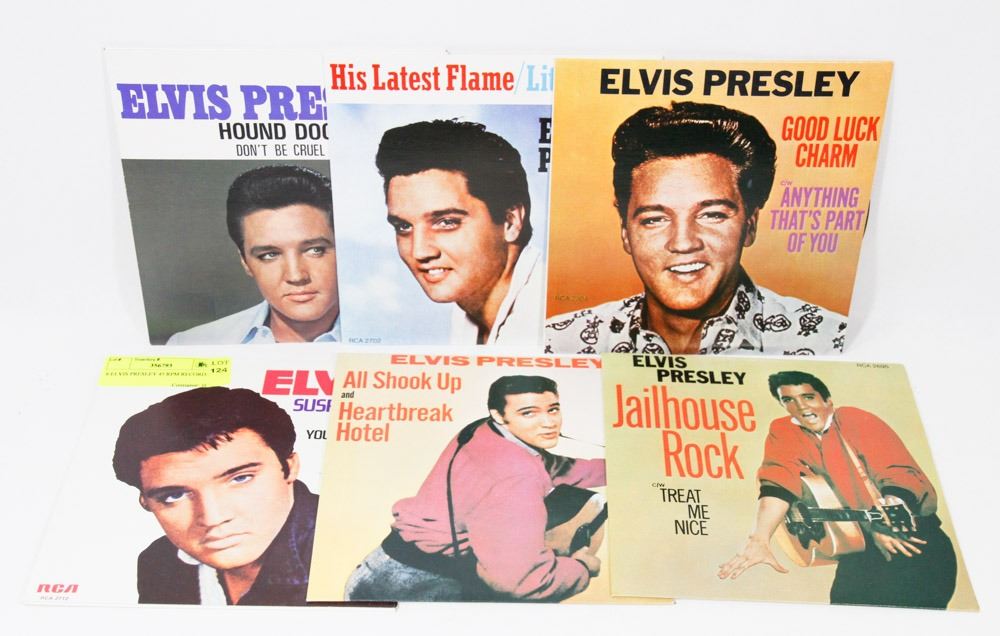 6 ELVIS PRESLEY 45 RPM RECORDS Kastner Auctions