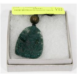 JADE BUDDHA PENDANT NECKLACE