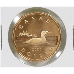 2000 CANADIAN GEM PROOF LOONIE