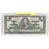 Image 1 : 1937 CANADIAN GORDON/TOWERS $1 BILL