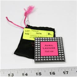 AVRIL LAVIGNE BLACK STAR COMPACT MIRROR