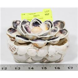 HANDMADE SHELL JEWELLERY BOX FROM CUBA