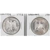 Image 1 : TWO GERMANY 10 MARK SILVER COINS.