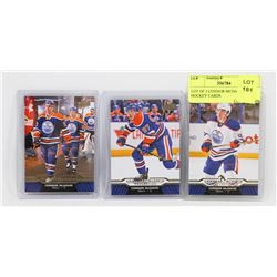 LOT OF 3 CONNOR MCDAVID HOCKEY CARDS