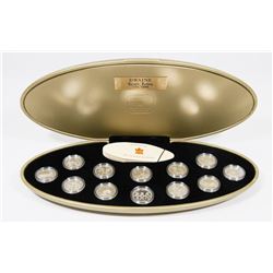 CANADIAN MILLENIUM COIN SET, 12 DIFFERENT DESIGNS.