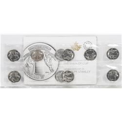 125 YEAR COMMEMORATIVE STANLEY CUP COIN SET.