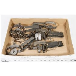 LOT OF 5 ANIMAL TRAPS.
