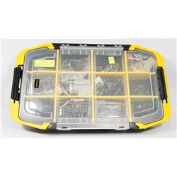STANLEY ORGANIZER BIN WITH CONTENTS