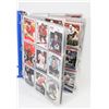 Image 1 : BINDER OF OVER 420 ROOKIE HOCKEY CARDS -