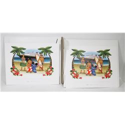 LOT OF 2 DISNEY CRUISE LINE PRINTS, LILO AND