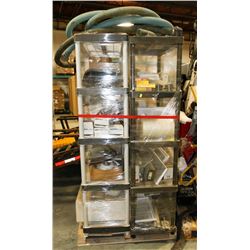 PALLET WITH 2 SHELVES OF SHOP MISC.