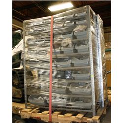 LARGE METAL ORGANIZER W/CONTENTS