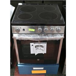 GE SLIDE IN FLAT TOP FRONT CONTROL RANGE.