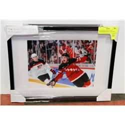 MAX DOMI TEAM CANADA AUTOGRAPHED PHOTO FRAMED.