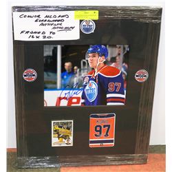 CONNER MCDAVID GUARANTEED AUTRHENTIC 16 X20