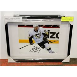 SIDNEY CROSBY AUTOGRAPHED PHOTO WITH PRO AM COA.