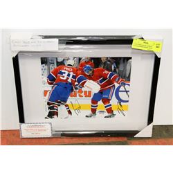 CAREY PRICE & P.K SUBBAN AUTOGRAPHED PHOTO WITH