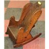 Image 2 : ANTIQUE CHILDS ROCKING CHAIR