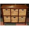 Image 1 : 6 DRAWER STORAGE CABINET, 39 X 15 X 32