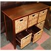 Image 2 : 6 DRAWER STORAGE CABINET, 39 X 15 X 32
