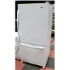 Image 1 : AMANA WHITE BOTTOM MOUNT FRIDGE