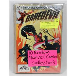 LOT OF 10 DIFFERENT VINTAGE MARVEL COMICS