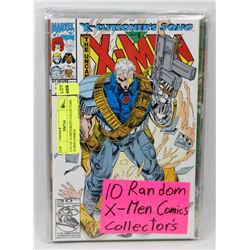 LOT OF 10 DIFFERENT COLLECTORS X-MEN COMICS
