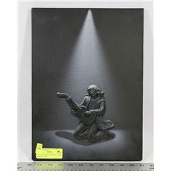 12" X 16" 3D ROCK AND ROLL GUITAR SOLO PICTURE