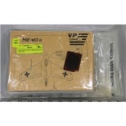 4 VINTAGE PLASTIC AIRPLANE KITS, NAZI, USA