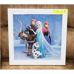 14X14 FRAMED FROZEN PICTURE