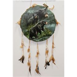 NEW BEARS DRUM DREAM CATCHER 16” WIDE