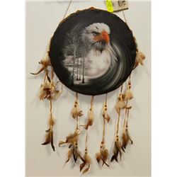 NEW EAGLE DRUM DREAM CATCHER 16” WIDE