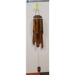 NEW LARGE HALF COCONUT BAMBOO WIND CHIMES
