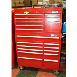 MECHANICS EDGE 2 PC TOOL CHEST, 41.5"X18"X61.5"