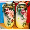 Image 1 : PAIR OF ESTATE HANDPAINTED VASES