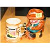 Image 1 : GROUP OF 2 HANDPAINTED MINI ENGLISH STEINS