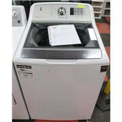 GE 5.3CUFT STAINLESS STEEL CAPACITY WASHER.