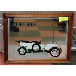 MERCEDES MIRRORED ADVERTISMENT.