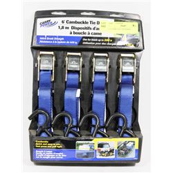6' CAMBUCKLE TIE DOWNS