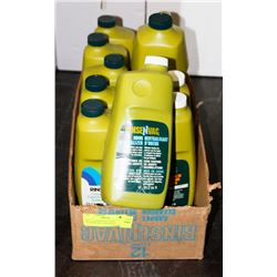 BOX OF ASSORTED CARPET CLEANER AND DEFOAMER