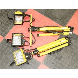 PAIR OF WORK LIGHTS.