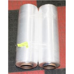 2 NEW ROLLS OF SHRINK WRAP